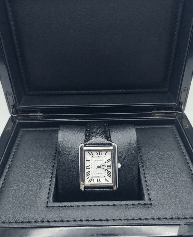 Car - tier Tank leather strap - luxury men watch | Hero Lifestyle