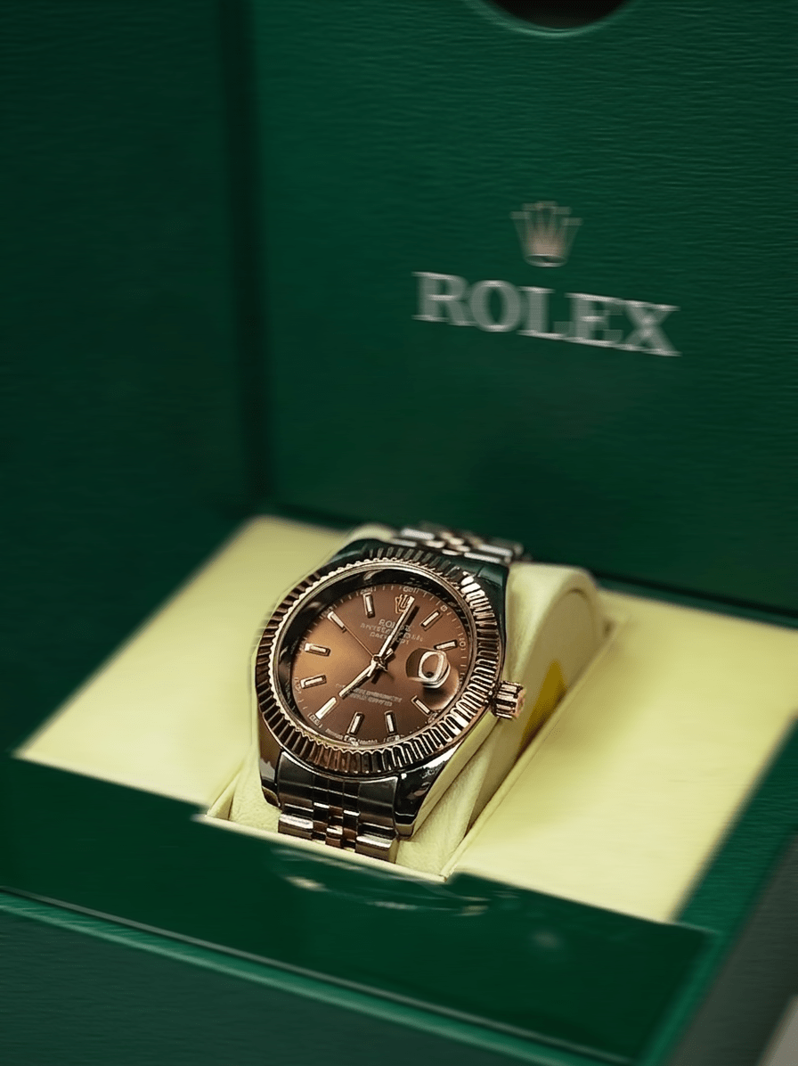 Choclate Rollie Date Just - luxury men watch | Hero Lifestyle
