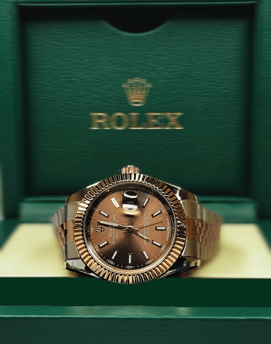 Choclate Rollie Date Just - luxury men watch | Hero Lifestyle