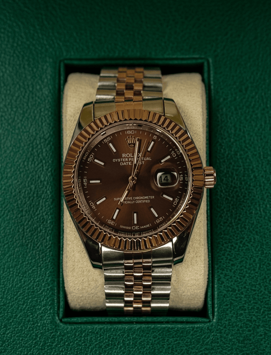 Choclate Rollie Date Just - luxury men watch | Hero Lifestyle