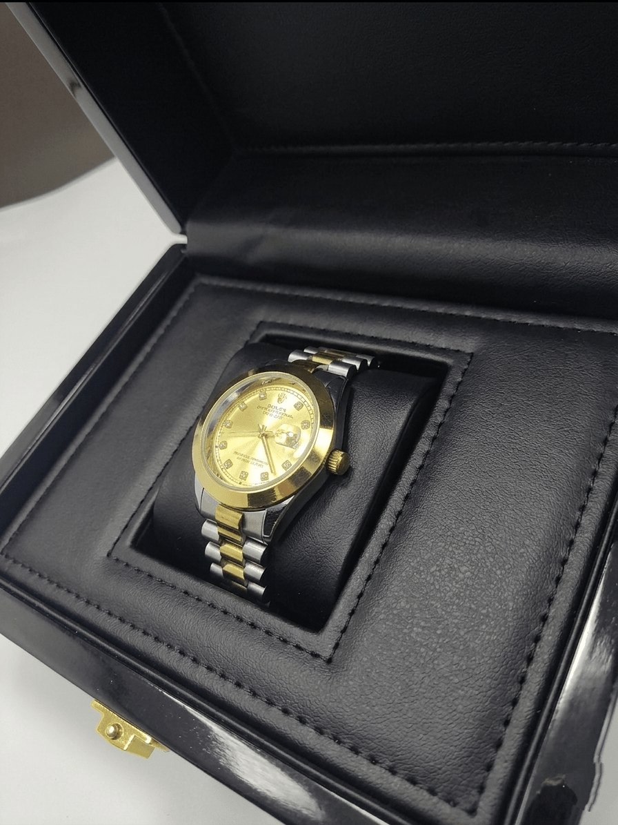 Rol - ex Two Tone plain dial date just - luxury men watch | Hero Lifestyle