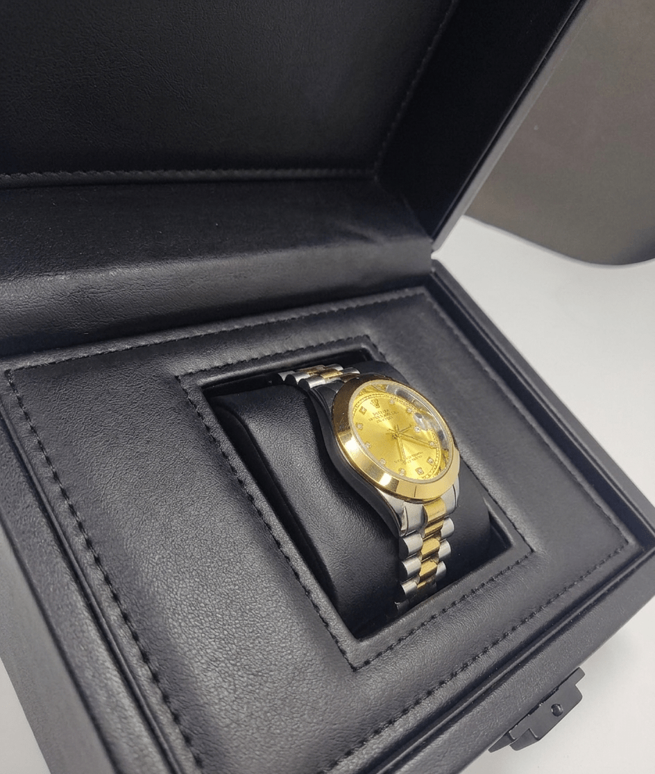 Rol - ex Two Tone plain dial date just - luxury men watch | Hero Lifestyle