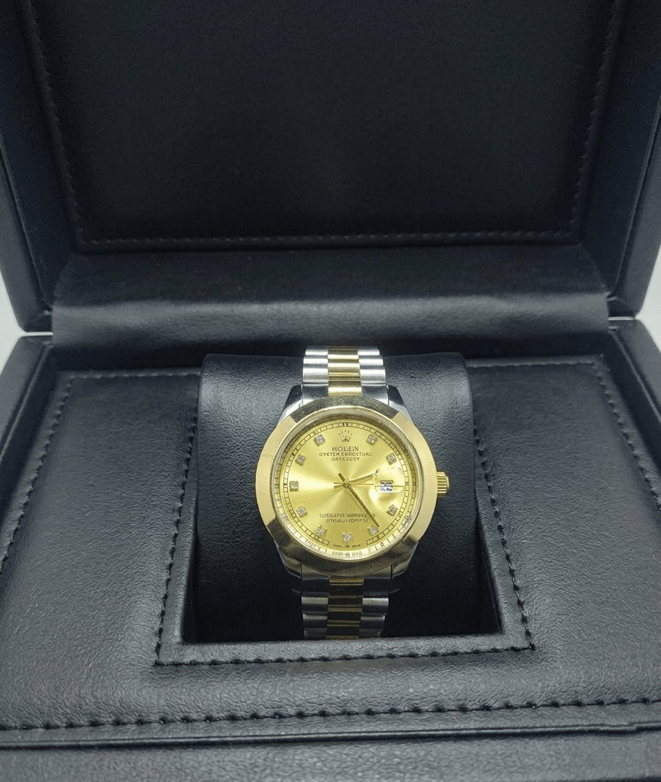 Rol - ex Two Tone plain dial date just - luxury men watch | Hero Lifestyle