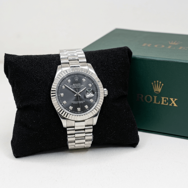 Rollie Single Tone Date just - luxury men watch | Hero Lifestyle