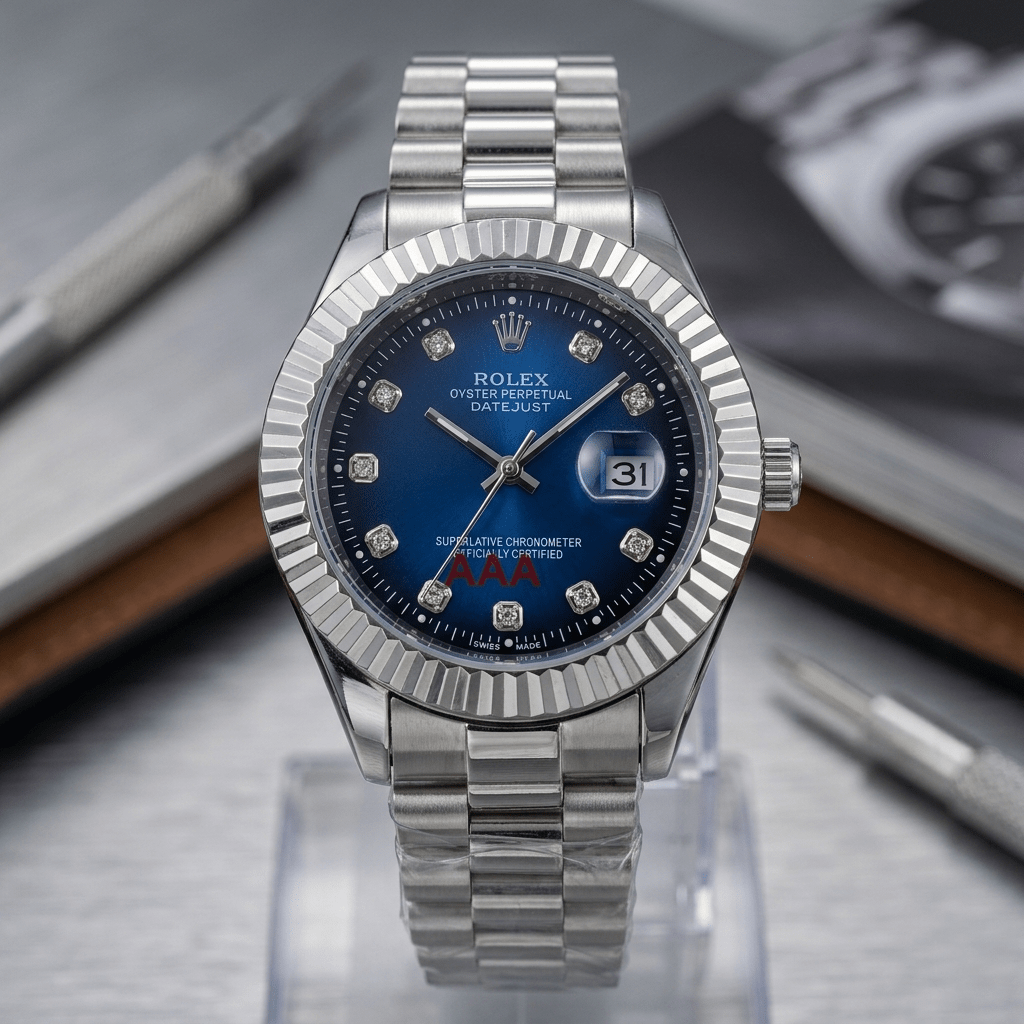 Rollie Single Tone Date just - luxury men watch | Hero Lifestyle