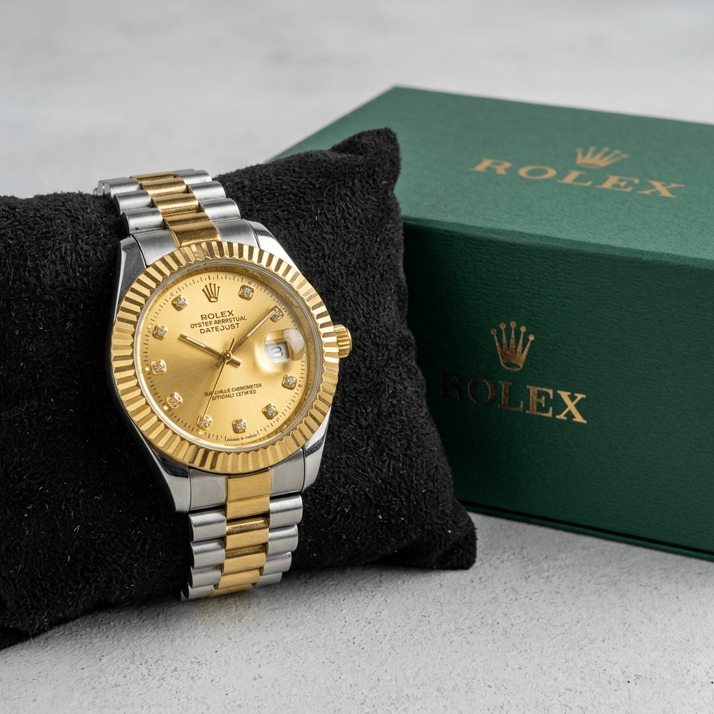 Rollie Two Tone Date just - luxury men watch | Hero Lifestyle